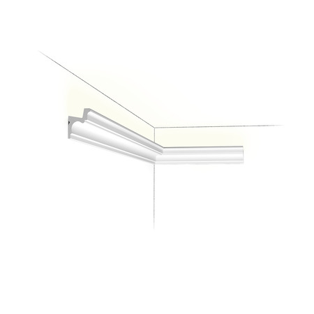 Карниз под скрытое освещение Orac Decor C323 2000×55×42 мм Изображение