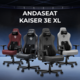 Геймерське крісло Anda Seat Kaiser 3E Dark Grey Fabric XL Зображення