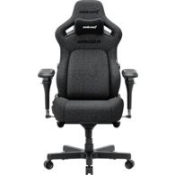 Геймерське крісло Anda Seat Kaiser 4 V2 XL Dark Gray Fabric Зображення
