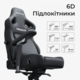 Геймерське крісло Anda Seat Kaiser 4 V2 XL Dark Gray Fabric Зображення