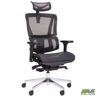 Офісне крісло AMF Agile Black Alum Black Зображення