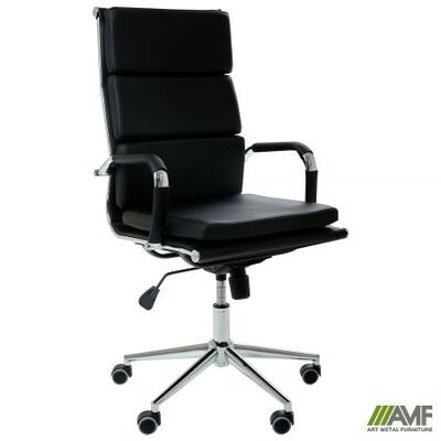 Крісло для керівника AMF Slim FX HB Хром Tilt Неаполь-20 Зображення