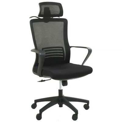 Офісне крісло AMF Titan HR Black/Black Зображення