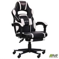 Геймерське крісло AMF VR Racer Dexter Vector чорний/білий Зображення