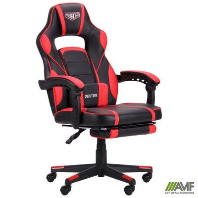 Геймерское кресло AMF VR Racer Dexter Webster черный/красный Изображение