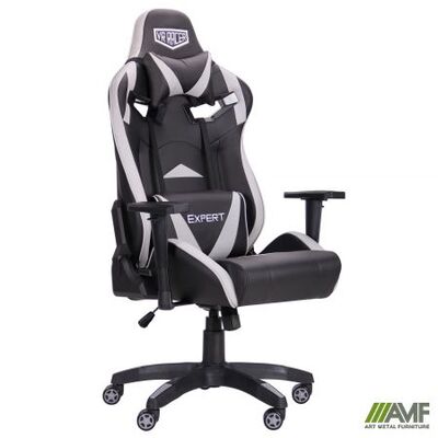 Геймерське крісло AMF VR Racer Expert Wizard чорний/сірий Зображення