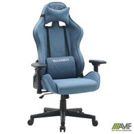 Геймерське крісло AMF VR Racer Textile Maximus тканина синя/чорний Зображення