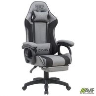 Геймерське крісло AMF VR Racer Textile Dyson темно-сірий/чорний Зображення