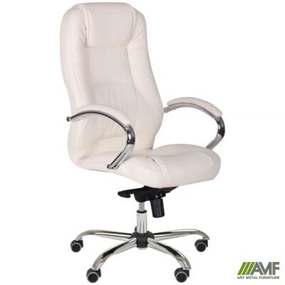 Крісло для керівника AMF Мустанг MB Хром Nappa 02 Зображення