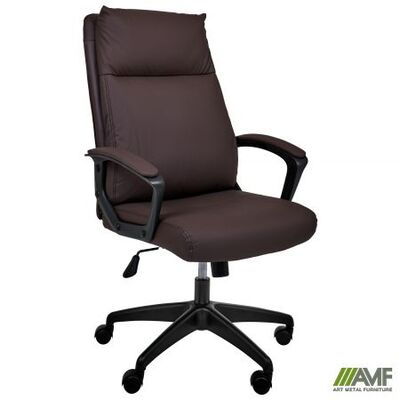 Крісло для керівника AMF Lincoln шкірзамінник шоколад Зображення