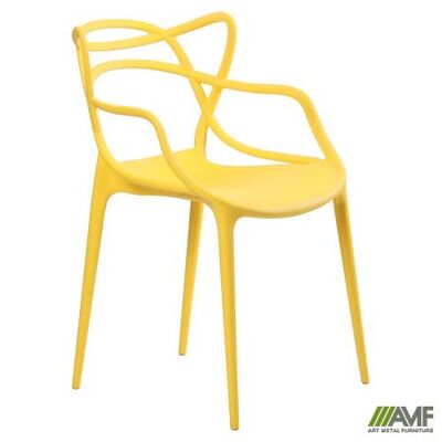 Стілець AMF Viti пластик жовтий Зображення