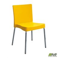 Стілець AMF Корсика алюм пластик жовтий Зображення