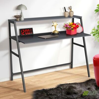 Стіл AMF Mont Blanc (1250х550х1027Н) чорний/Антрацит Зображення