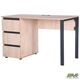 Стіл AMF Pluto ST L (1200х600х750Н) Дуб Эндгрейн/чорний графит Зображення