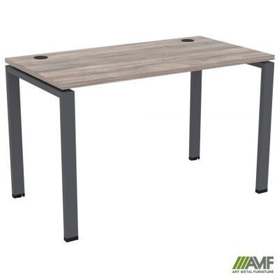 Письменный стол AMF SIG-105 ДСП 18мм (1387х680х750мм) Черный графит/Вяз Либерти Дымчатый Изображение