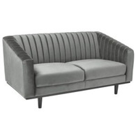 Софа ASPREY 2 VELVET сіра/венге BL.14 Зображення