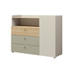 Комод YUKI REG 9 сіро-бежевий/дуб олійний/евкаліптовий Зображення