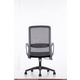 Крісло поворотне IRON чорне/чорне/чорний каркас Зображення