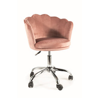 Крісло поворотне ROSE VELVET антична троянда BL.52 Зображення