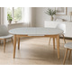 Стіл ALBERTO CERAMIC 160(200)*90 бежевий мат/дерево Зображення