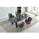 Стіл ARNOLD CERAMIC 180(240)*90 Wic dark grey мат/чорний каркас Зображення