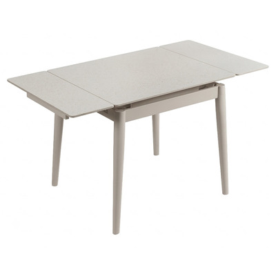 Стол AVENTO CERAMIC 80(130)*80 белый/кашемир Изображение
