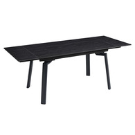 Стіл BELFORD CERAMIC 140(200)*80 чорний горіх/чорний Зображення