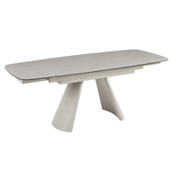 Стіл BROOKLYN CERAMIC 140(200)*80 сірий мат/кашемір Зображення
