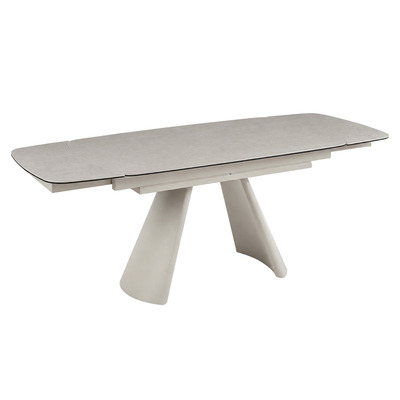 Стіл BROOKLYN CERAMIC 140(200)*80 сірий мат/кашемір Зображення