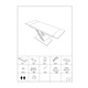 Стол FERNANDO CERAMIC 140(200)*90 бежевыйевый мат/темний орех Изображение