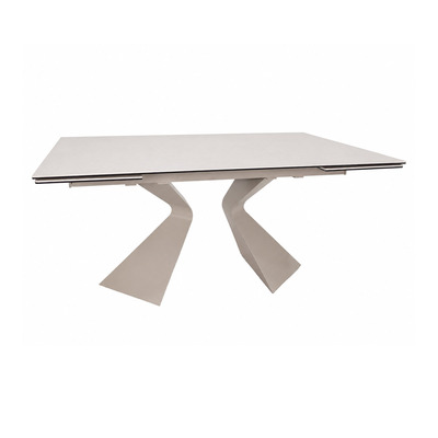 Стіл LAURA CERAMIC 160(240)*90 бежевий мат/бежевий Зображення