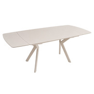 Стіл NOREEN CERAMIC 140(200)*80 білий/кашемір Зображення