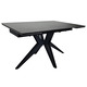 Стіл VINCENT CERAMIC 140(200)*90 графіт мат/чорний Зображення