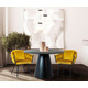 Стіл ANGEL сірий еф.мармуру/чорний мат д.120 Зображення