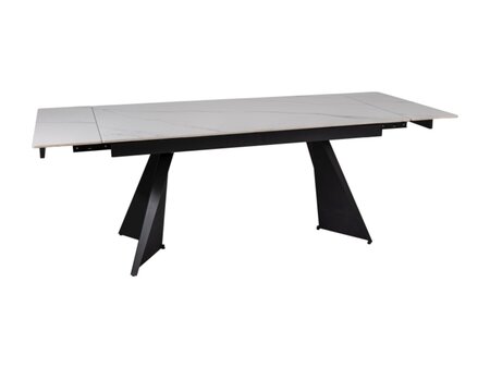 Стіл LACONI 160(220)*90 білий/чорний Зображення
