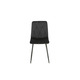 Стілець COREY чорний каркас/чорний Зображення