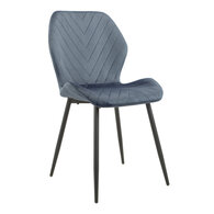 Стілець FLY чорний каркас/сірий Зображення