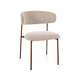 Стілець ELTON D NOELLE горіх метал/беж 30 Зображення
