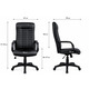 Крісло для керівника Примтекс Плюс Atlant combi Soft D-5/S-3120 чорний Зображення