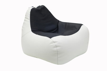 Крісло-груша Примтекс Плюс Simba L LUX B-26/D-5 White/Black білий Зображення