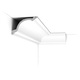 Гнучкий стельовий карниз Orac Decor C217F 2000×103×156 мм Зображення