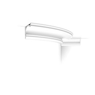 Гнучкий стельовий карниз Orac Decor C341F 2000×88×122 мм Зображення