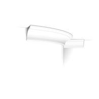 Гнучкий стельовий карниз Orac Decor CX127F 2000×94×94 мм Зображення