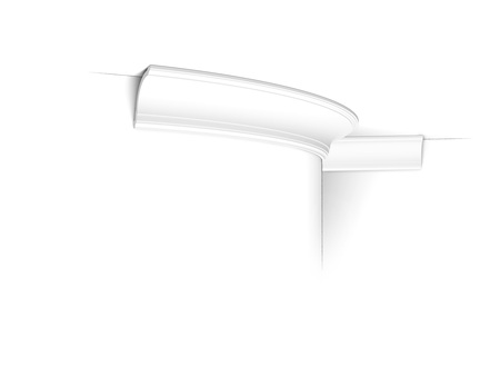 Гнучкий стельовий карниз Orac Decor CX199F 2000×80×80 мм Зображення