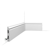 Плінтус Orac Decor SX118-RAL9003 2000×138×18 мм Зображення