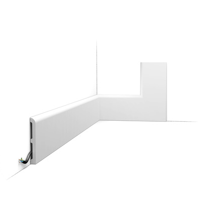 Плинтус Orac Decor SX184-RAL9003 2000×110×13 мм Изображение