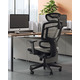 Эргономичное кресло GTChair Open Black с подставкой для ног Изображение