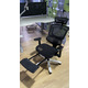 Эргономичное кресло GTChair Open Black с подставкой для ног Изображение