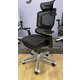 Ергономічне крісло GTChair Open-F Black з підставкою для ніг Зображення