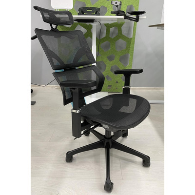 Ергономічне крісло Spine Line Basic SL-T75 Black Зображення